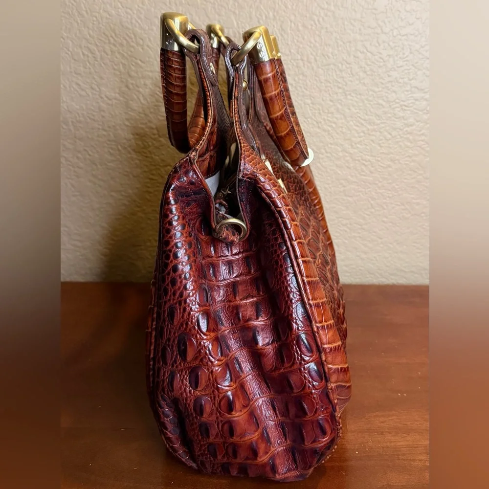 Brahmin NWOT Elisa Pecan Melbourne Leather Hobo - Picture 8 of 10